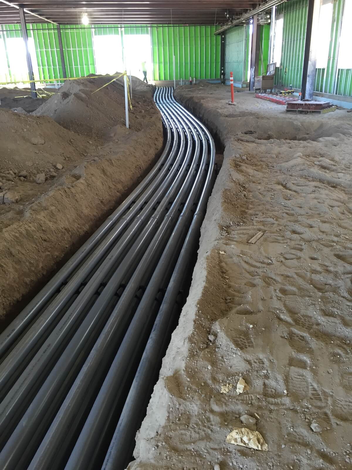 Electrical Pipe In Ground