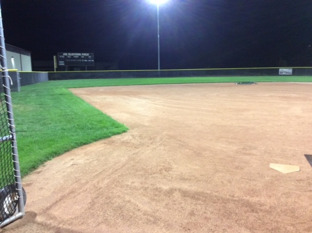 Baseball Field at Night